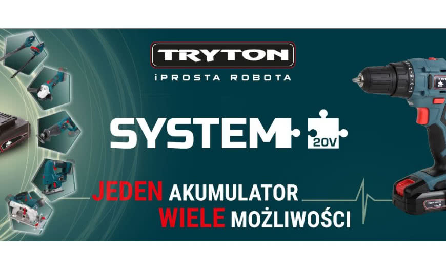 Tryton z systemem zasilania 20V